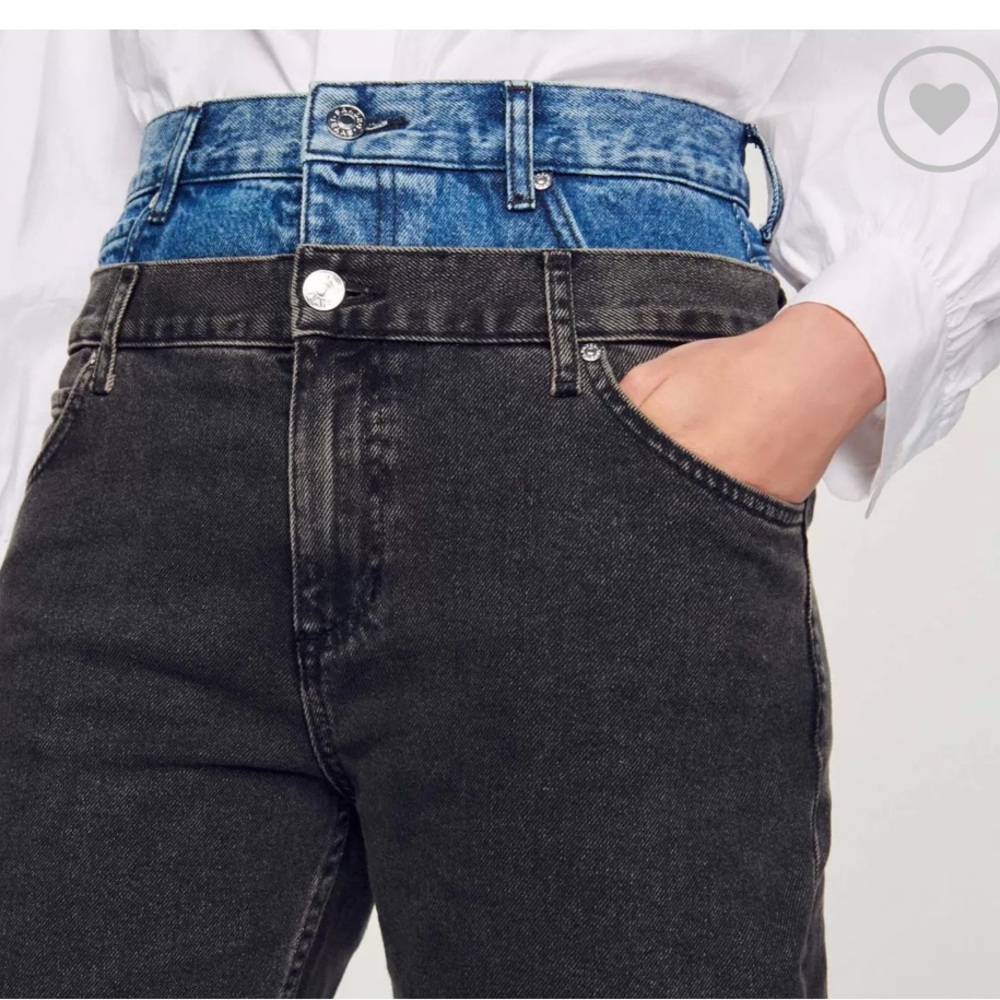 Sandro High Rise Black Jeans